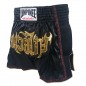 Lumpinee Retro Muay Thai Shorts : LUMRTO-003 Black